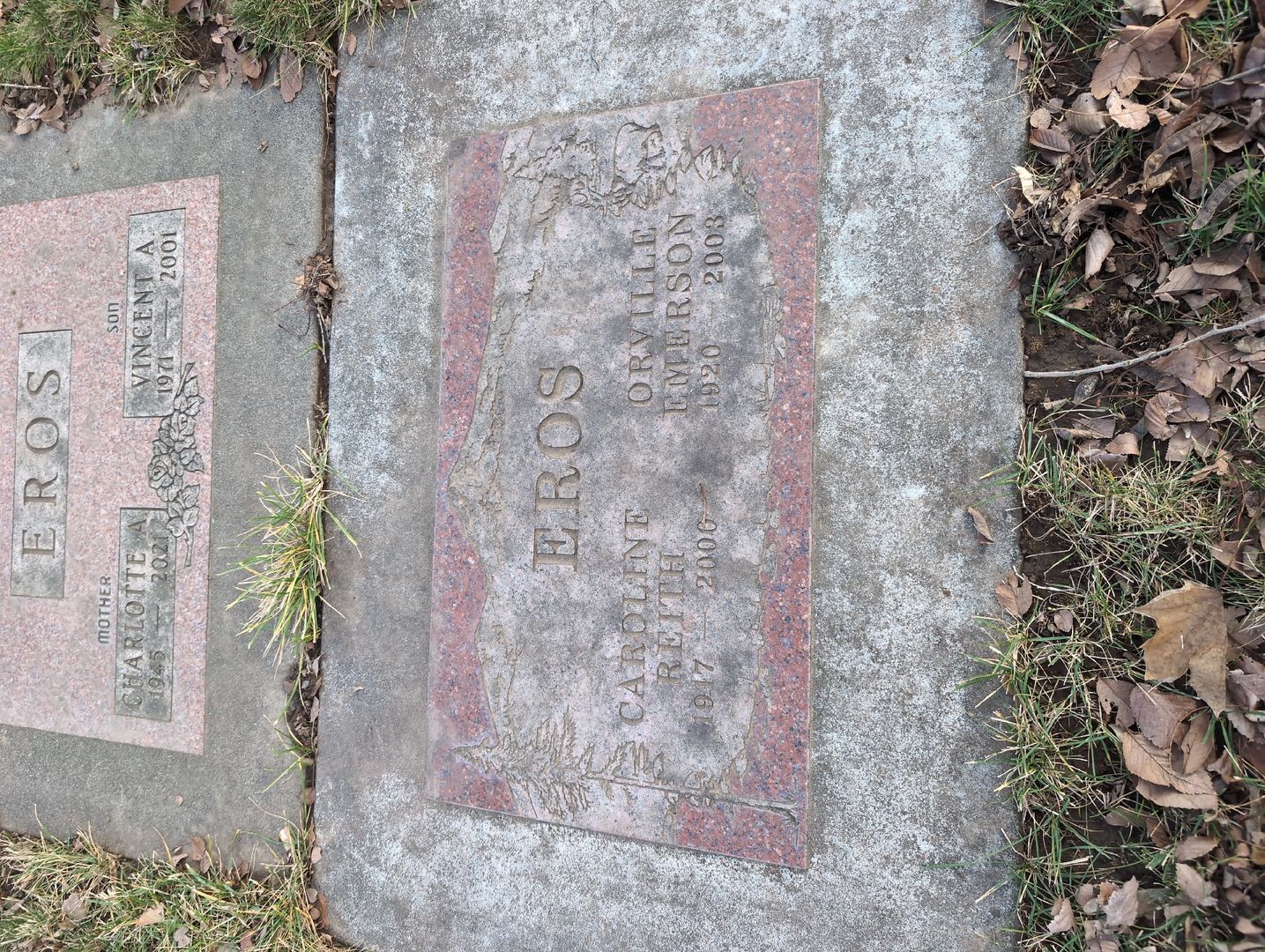 Carl Paul Ackerman's grave. Photo 1