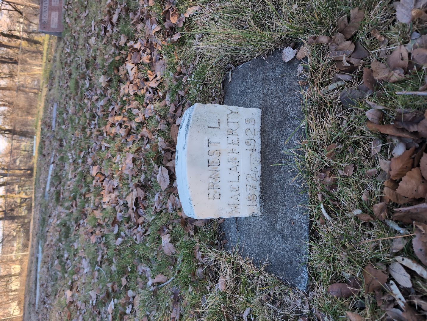 Sylvia MacLafferty's grave. Photo 1