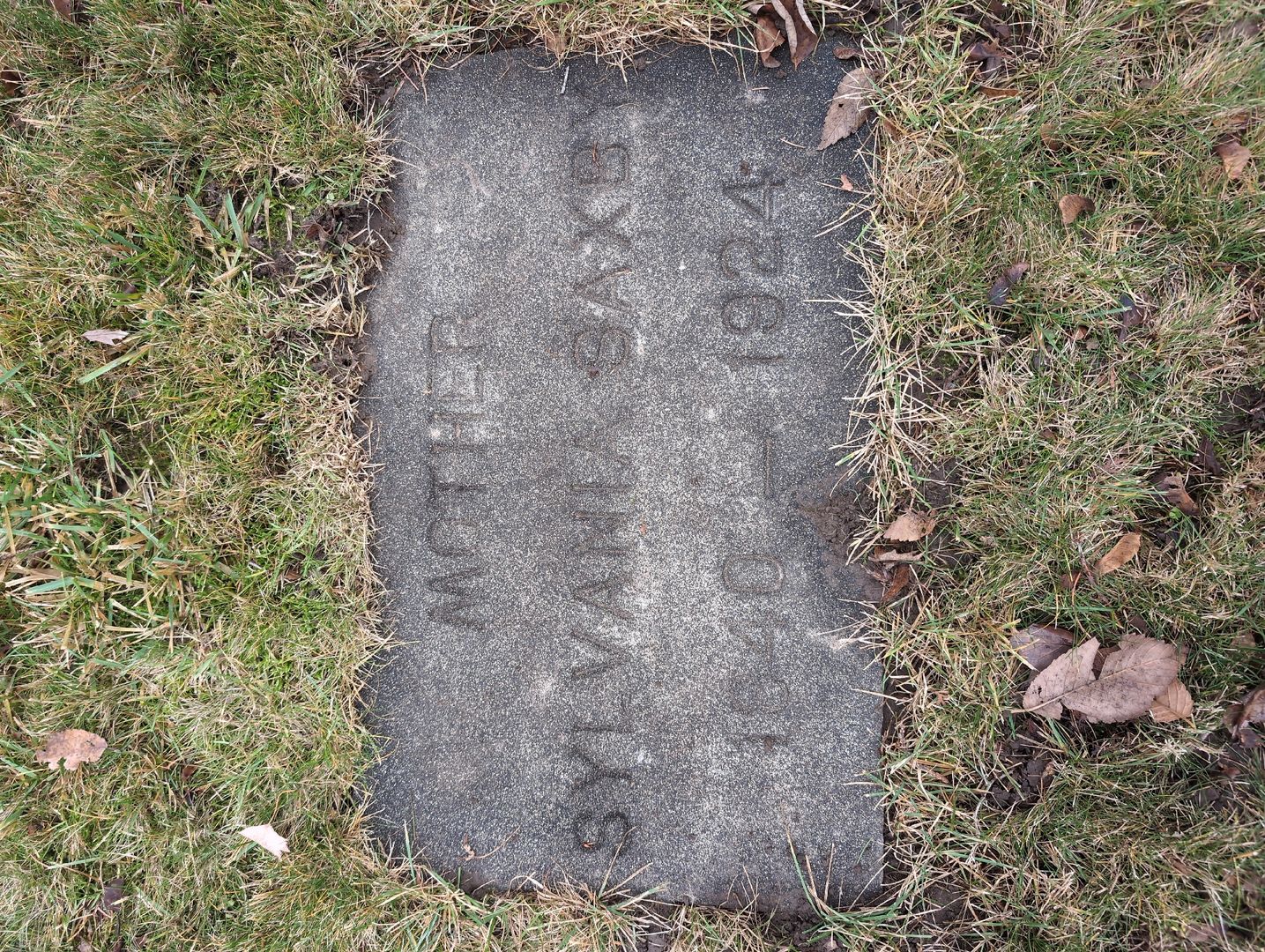 Durward V. Eastman's grave