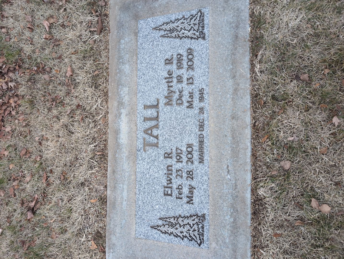 Myrtle R. Tall's grave. Photo 1