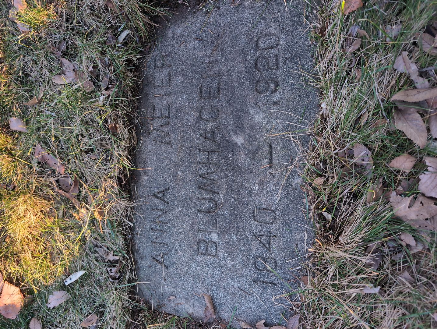 Mister A. Faltner's grave