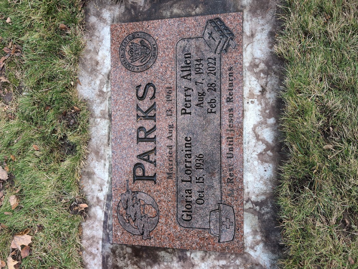 John H. Young's grave. Photo 1