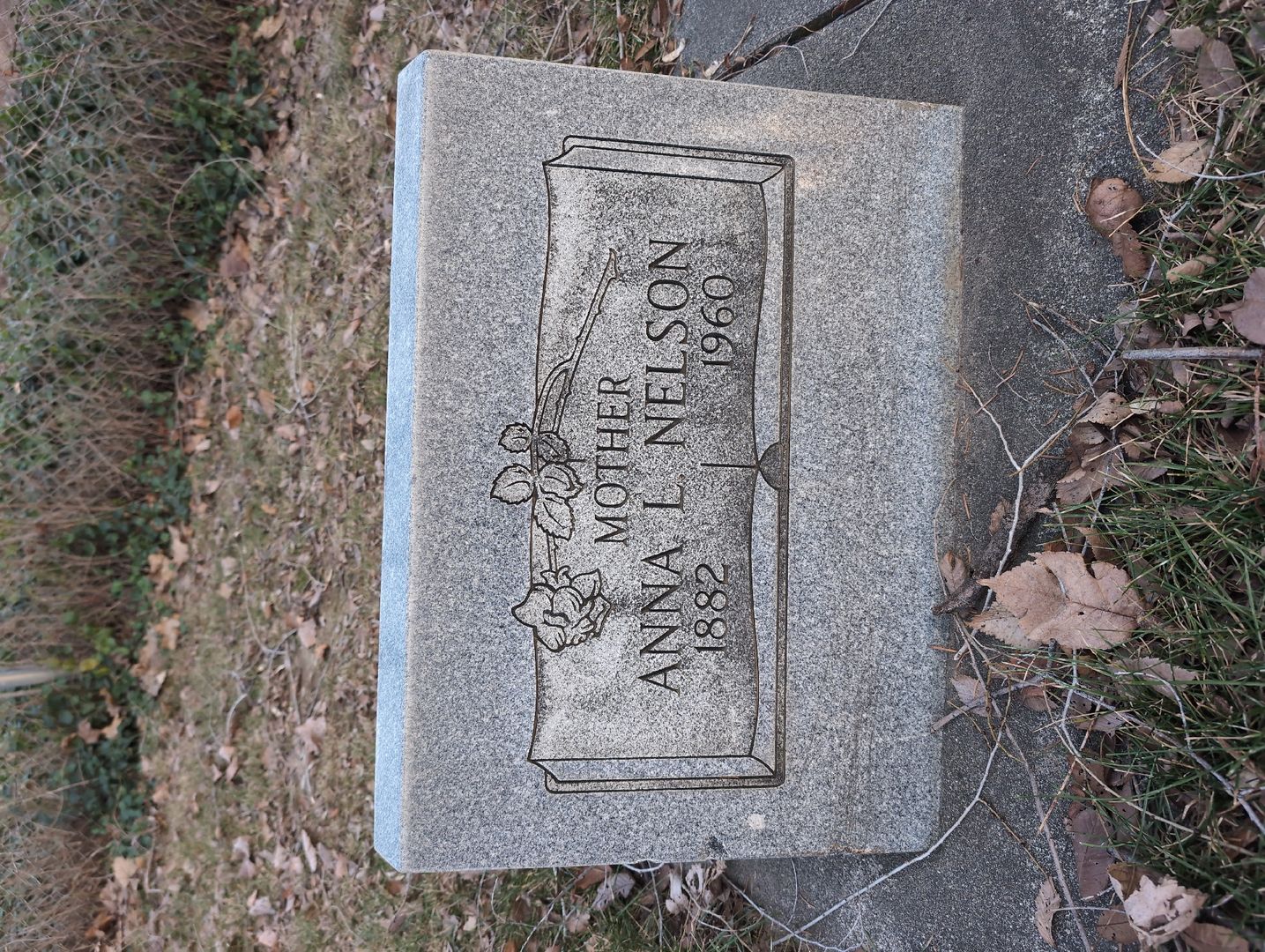 Carl W. Nelson's grave. Photo 1